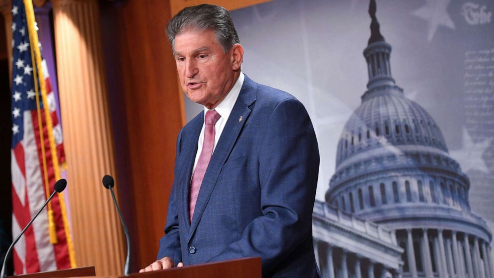 West Virginia Democratic Sen. Joe Manchin suggested it will take much longer to reach a deal on President Joe Biden's "Build Back Better" package.