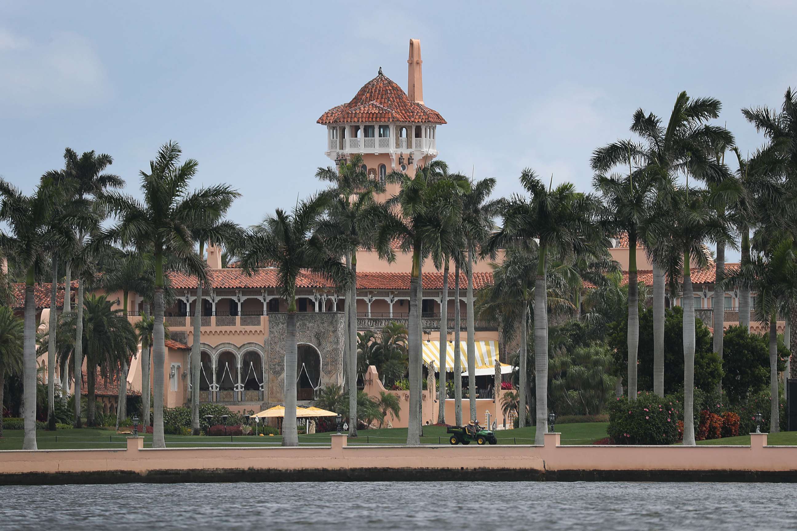 PHOTO: PPresident Donald Trump's Mar-a-Lago resort is seen on April 3, 2019 in West Palm Beach, Fla.