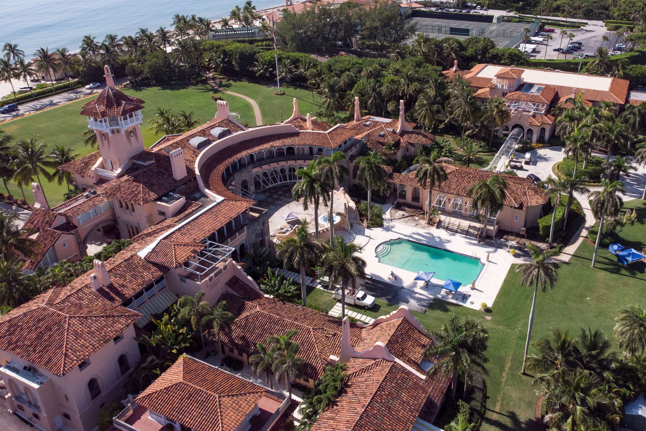 PHOTO: In this Aug. 15, 2022, file photo, former President Donald Trump's Mar-a-Lago home is shown in Palm Beach, Fla.