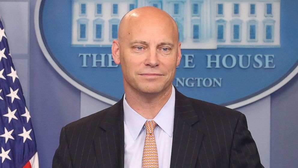 White House legislative director Marc Short briefs the media on President Donald Trump's meeting with Senate Republicans earlier in the day, at the James Brady Press Briefing Room, July 19, 2017 in Washington, D.C. 