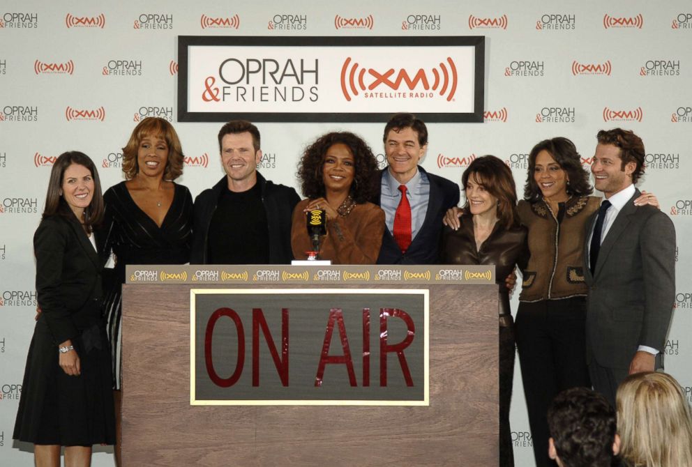 PHOTO: Jean Chatsky, Gayle King, Bob Greene, Oprah Winfrey, Dr. Mehmet Oz, Marianne Williamson, Dr. Robin Smith and Nate Berkus, Sept. 25, 2006.