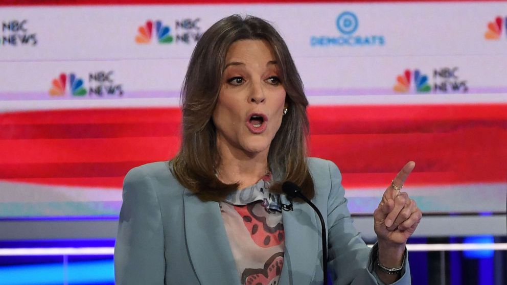 Marianne Williamson Gains Attention During Heated Democratic Debate With Unique Performance 