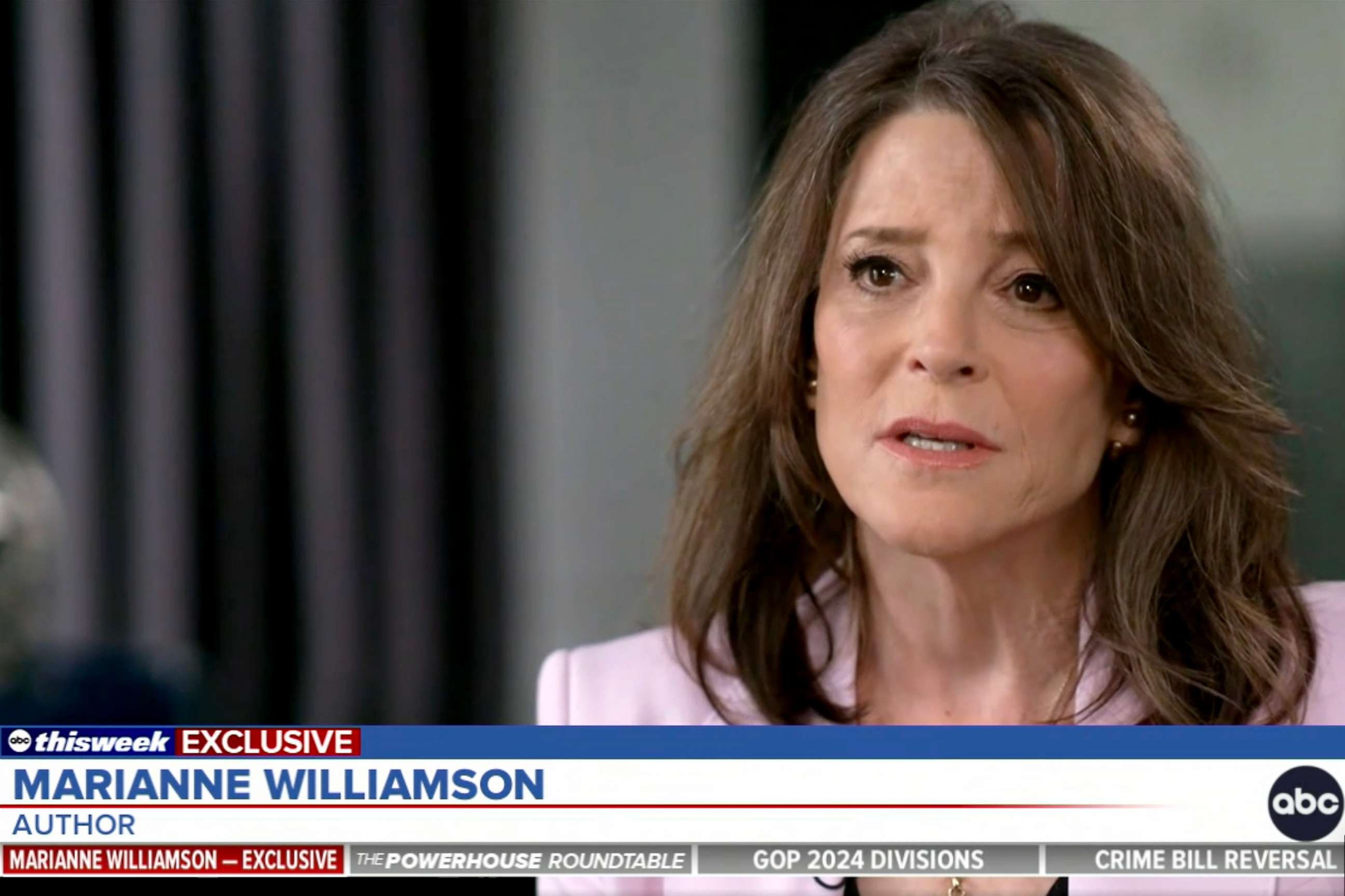 Marianne Williamson's 'This Week' interview Full transcript about her