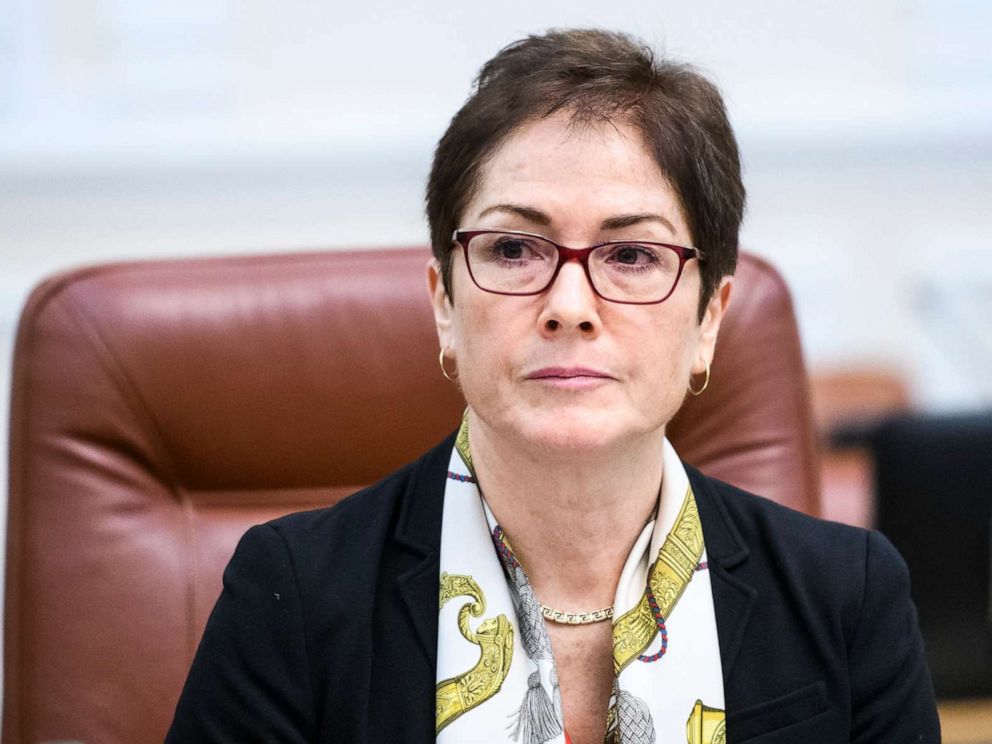 PHOTO: U.S. Ambassador to Ukraine Marie Yovanovitch during a meeting with Prime Minister of Ukraine Volodymyr Groysman Kyiv, Ukraine, Nov. 12, 2018.