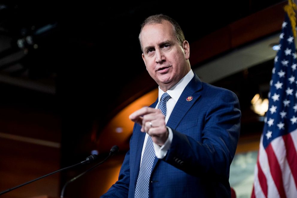PHOTO: Rep. Mario Diaz-Balart speaks during the House Republicans weekly news conference on Feb. 26, 2020, in Washington.