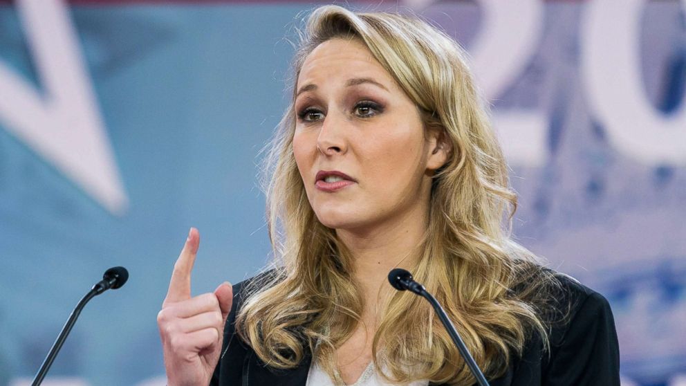 French politician Marion Marechal-Le Pen addresses the 45th annual Conservative Political Action Conference (CPAC) in National Harbor, Md., on Feb. 22 2018.