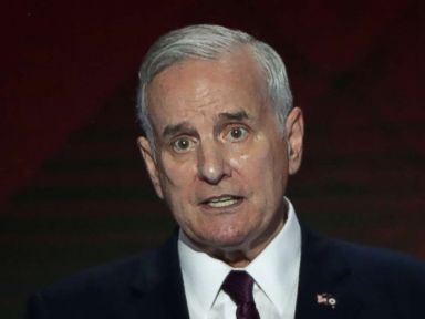 PHOTO: Minnesota Governor Mark Dayton delivers remarks on the fourth day of the Democratic National Convention at the Wells Fargo Center, July 28, 2016, in Philadelphia.