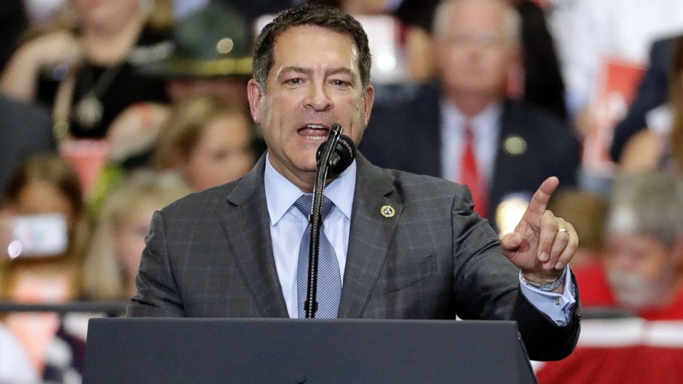 Tennessee State Senator Mark Green, R-Clarksville, speaks at a rally in this May 29, 2018 file photo in Nashville.