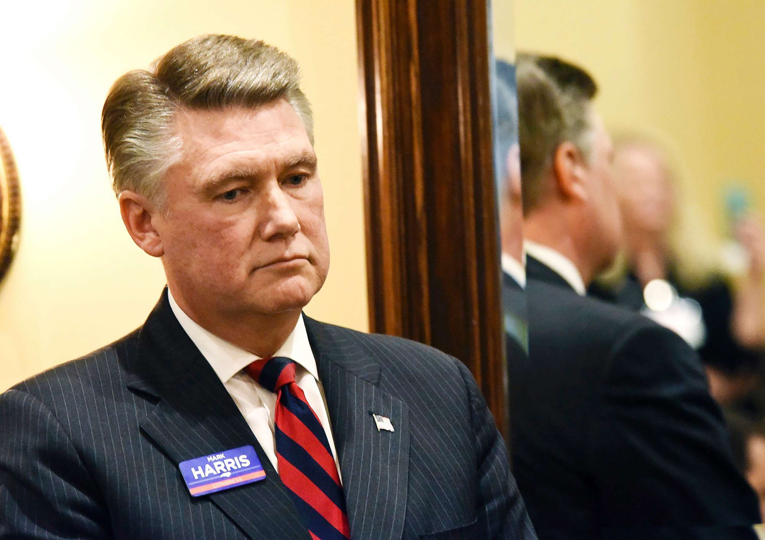 PHOTO: Rev. Mark Harris a congressional candidate in North Carolina's 9th congressional district is pictured on March 21, 2018. 