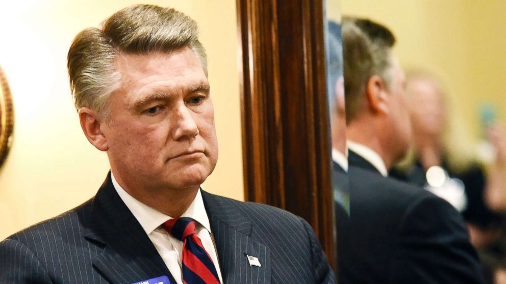 Rev. Mark Harris a congressional candidate in North Carolina's 9th congressional district is pictured on March 21, 2018.