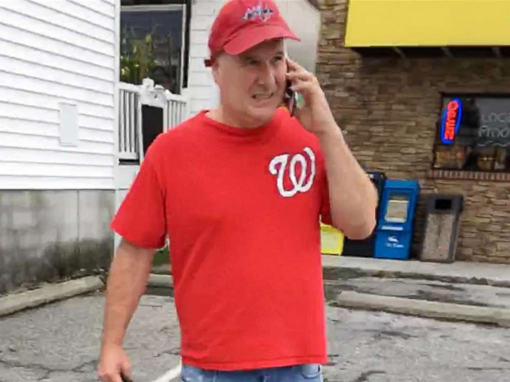 PHOTO: Mark Judge is outside a friends home in the seaside holiday village in south east Delaware.