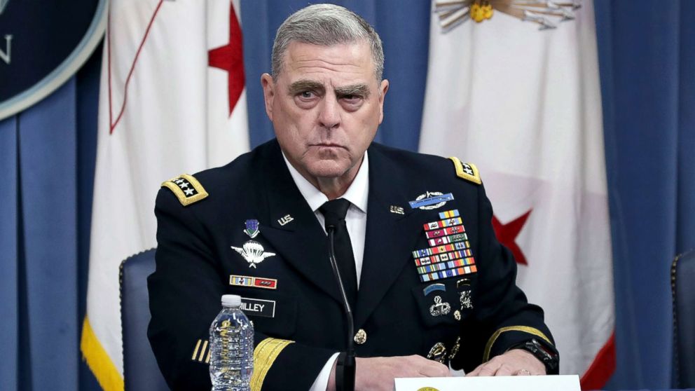 U.S. Army Chief of Staff Gen. Mark Milley announces that Austin, Texas, will be the new headquarters for the Army Futures Command during a news conference at the Pentagon, July 13, 2018, in Arlington, Virginia.