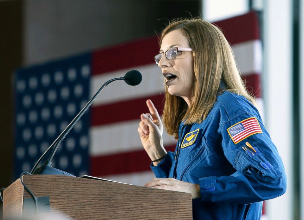 PHOTO: Rep. Martha McSally speaks at a rally, Friday, Jan. 12, 2018, in Tucson, Ariz.