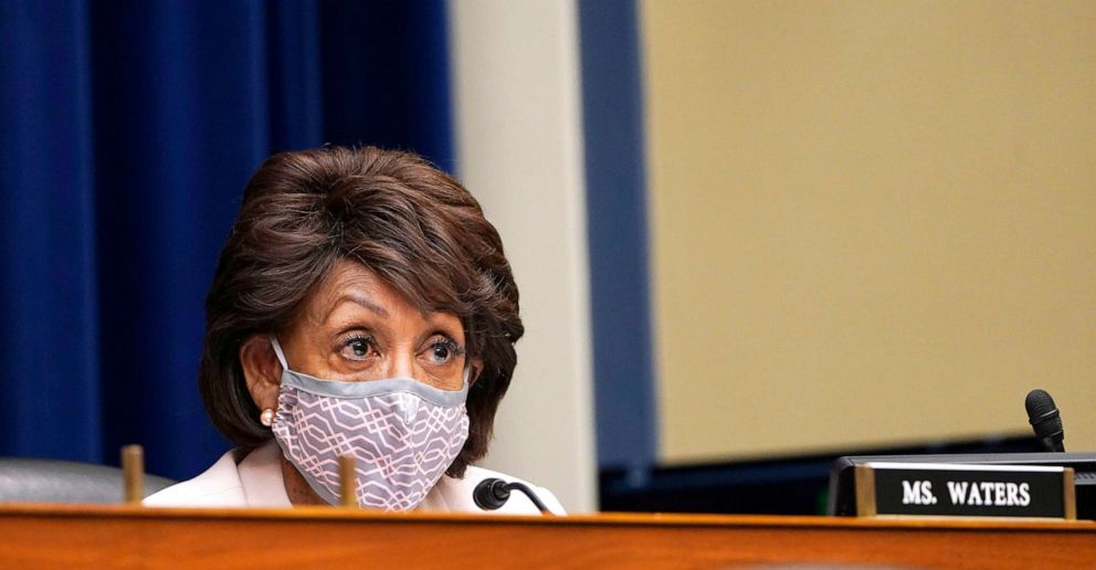 PHOTO: Rep. Maxine Waters speaks during a House Select Subcommittee hearing on Capitol Hill in Washington, April 15, 2021.