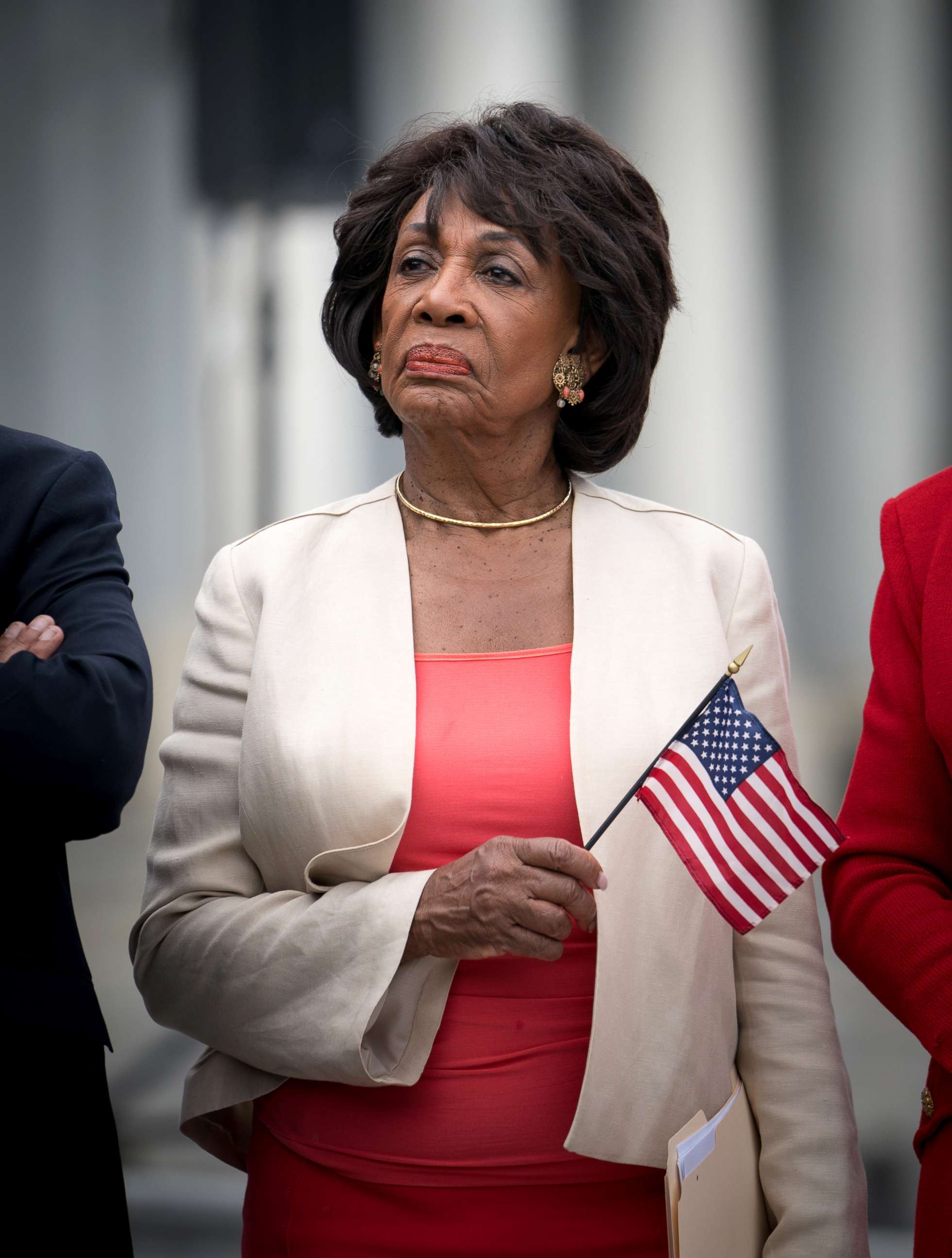 PHOTO: Rep. Maxine Waters attends a news conference where House Democrats called for an end to separating immigrant families, on the steps of the U.S. Capitol in Washington, June 20, 2018.