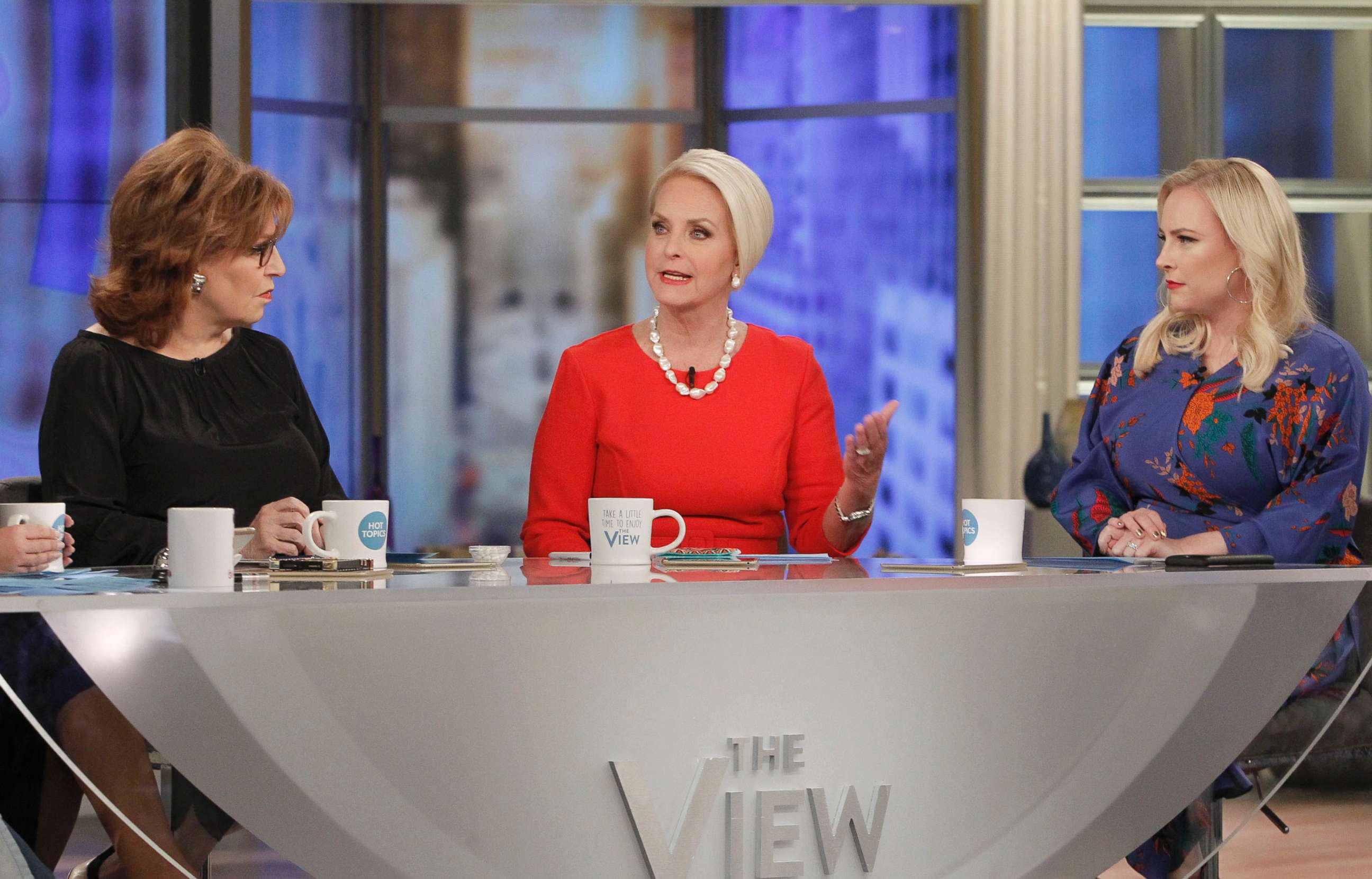 PHOTO: Cindy McCain, during her appearance on ABC's "The View",February 28, 2018.