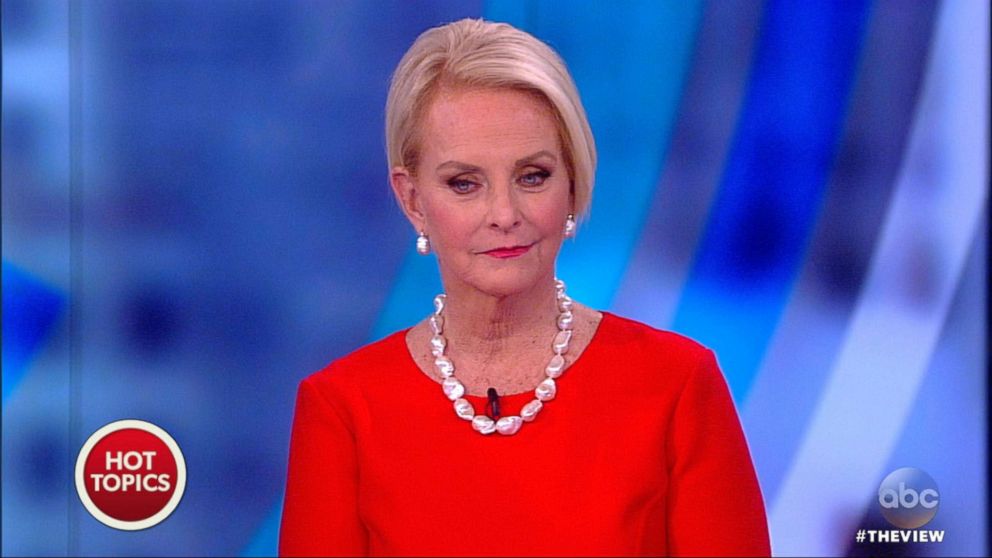 PHOTO: Cindy McCain appears on "The View," Feb. 28, 2018.