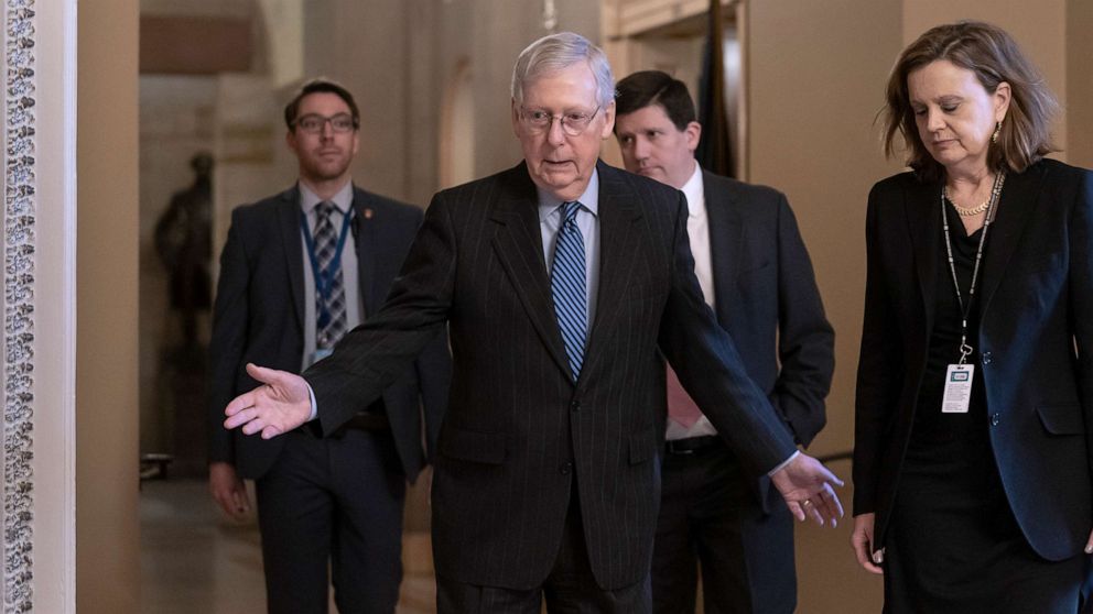 McConnell says Senate trial will go forward without decision on ...