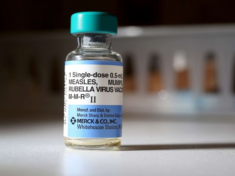 PHOTO: A dose of measles vaccine is seen at the Miami Children's Hospital on June 02, 2014 in Miami. 