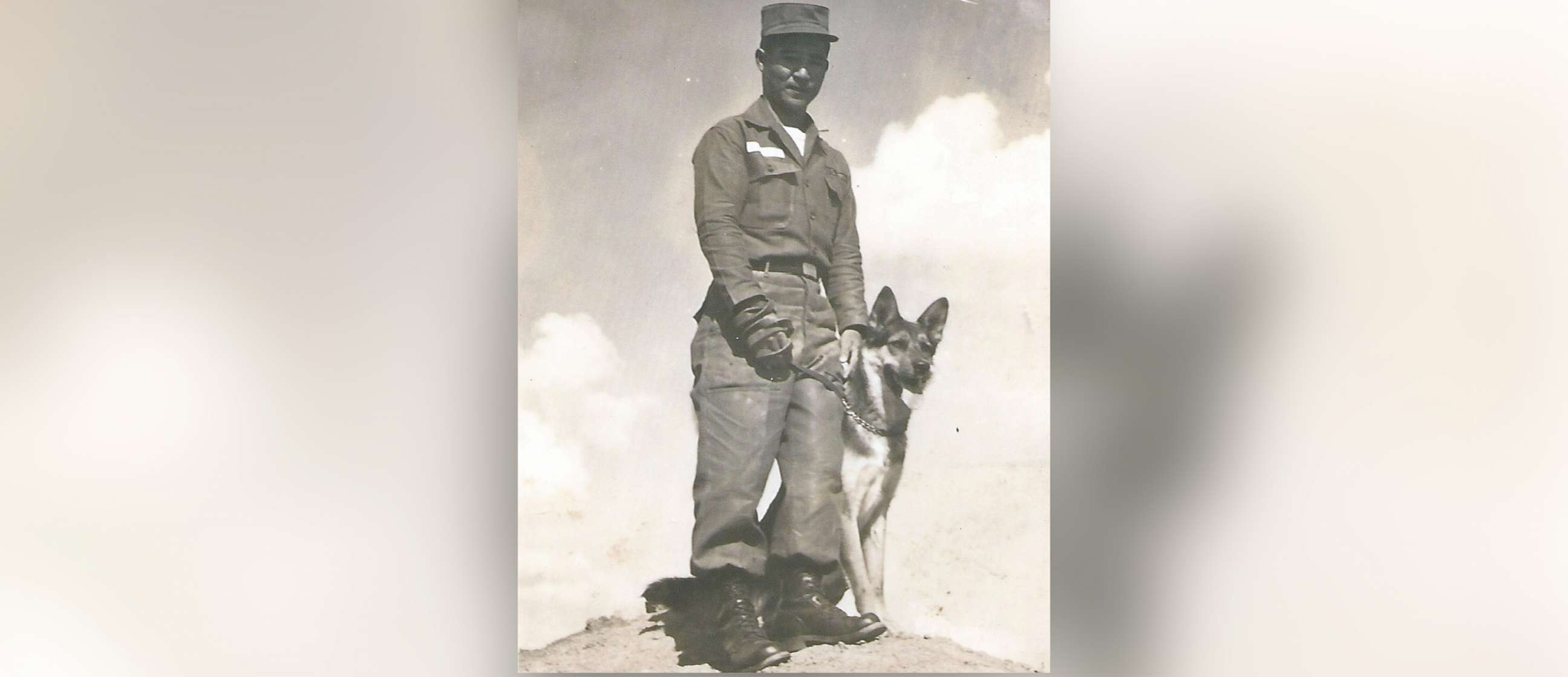 PHOTO: Staff Sgt. Edward Kaneshiro serves as an MP before going to Vietnam in an undated photo.