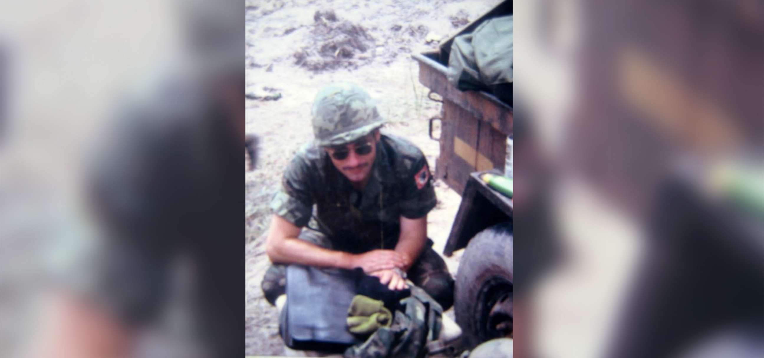 PHOTO: Maj. John Duffy poses for a picture right before the “Battle for Charlie Hill” in Vietnam, 1972.