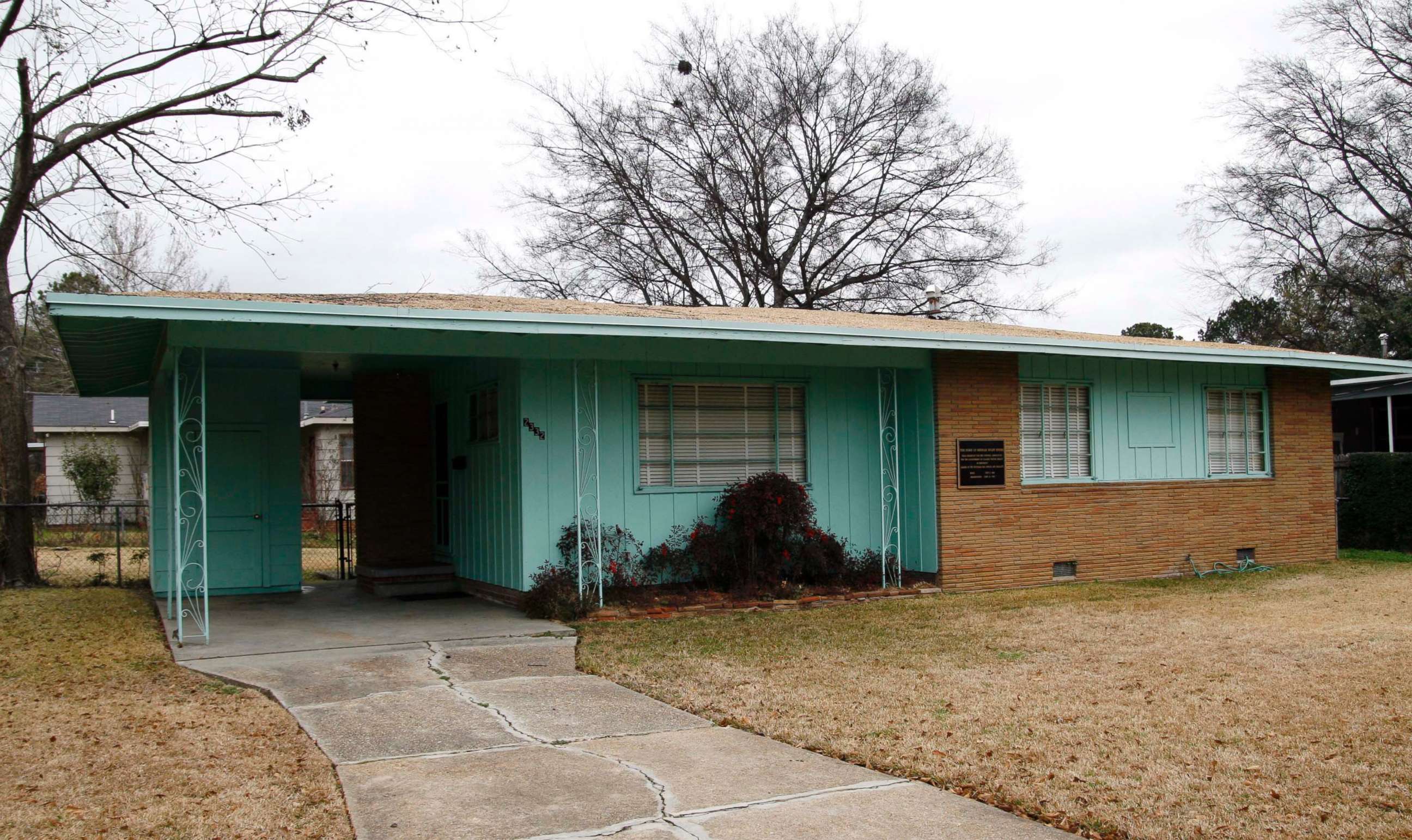 PHOTO: The house of slain civil rights leader Medgar Evers located in Jackson, Miss., is seen on Jan. 29, 2008.