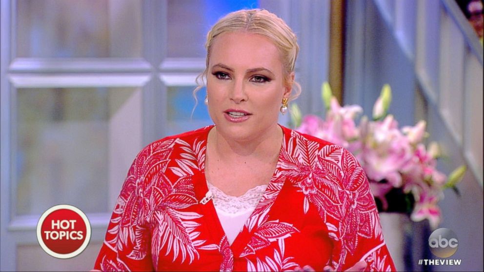 Meghan McCain addresses the comments on "The View,"  that were made about her dad's health, May 11, 2018.