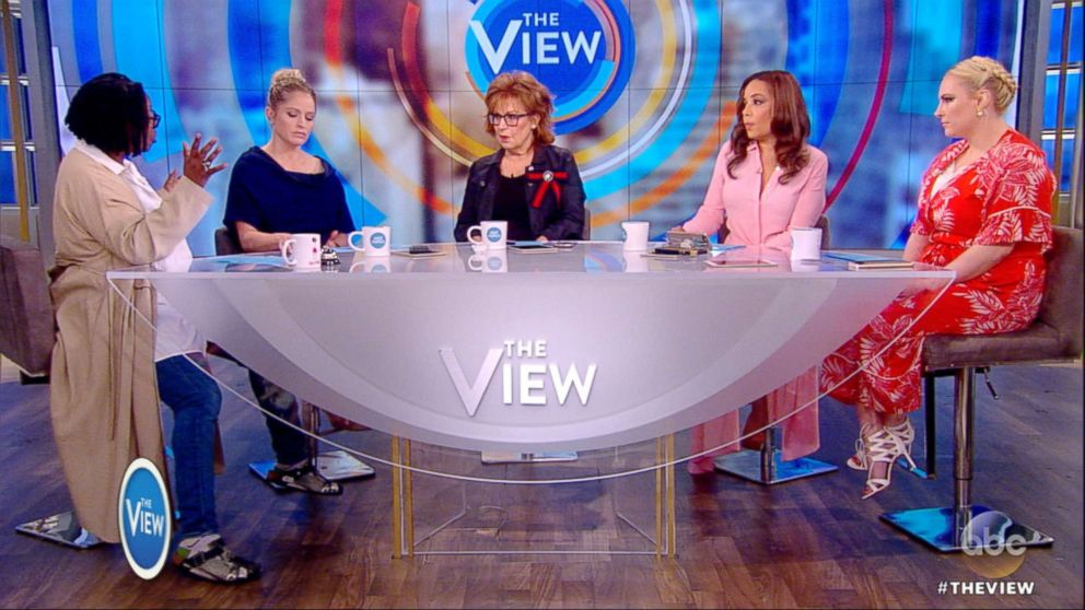 PHOTO: Meghan McCain addresses the comments on "The View,"  that were made about her dad's health, May 11, 2018.