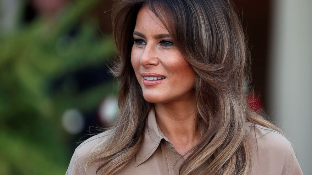 PHOTO: First Lady Melania Trump is pictured as she arrives at the State House in Lilongwe, Malawi, Oct. 4, 2018. 