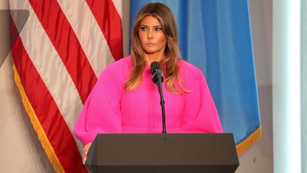 First lady Melania Trump speaks about power of the golden rule at UN ...