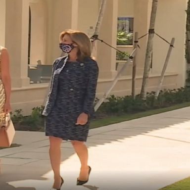 First lady Melania Trump votes in Palm Beach, Florida, saying she wanted to cast her ballot on Election Day.