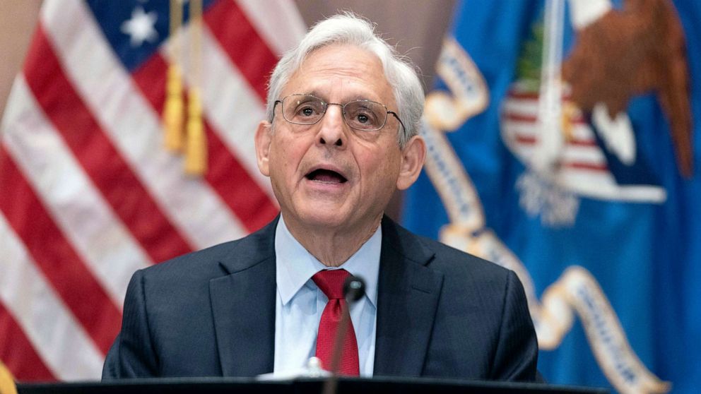 PHOTO: Attorney General Merrick Garland speaks, June 14, 2023, in Washington.