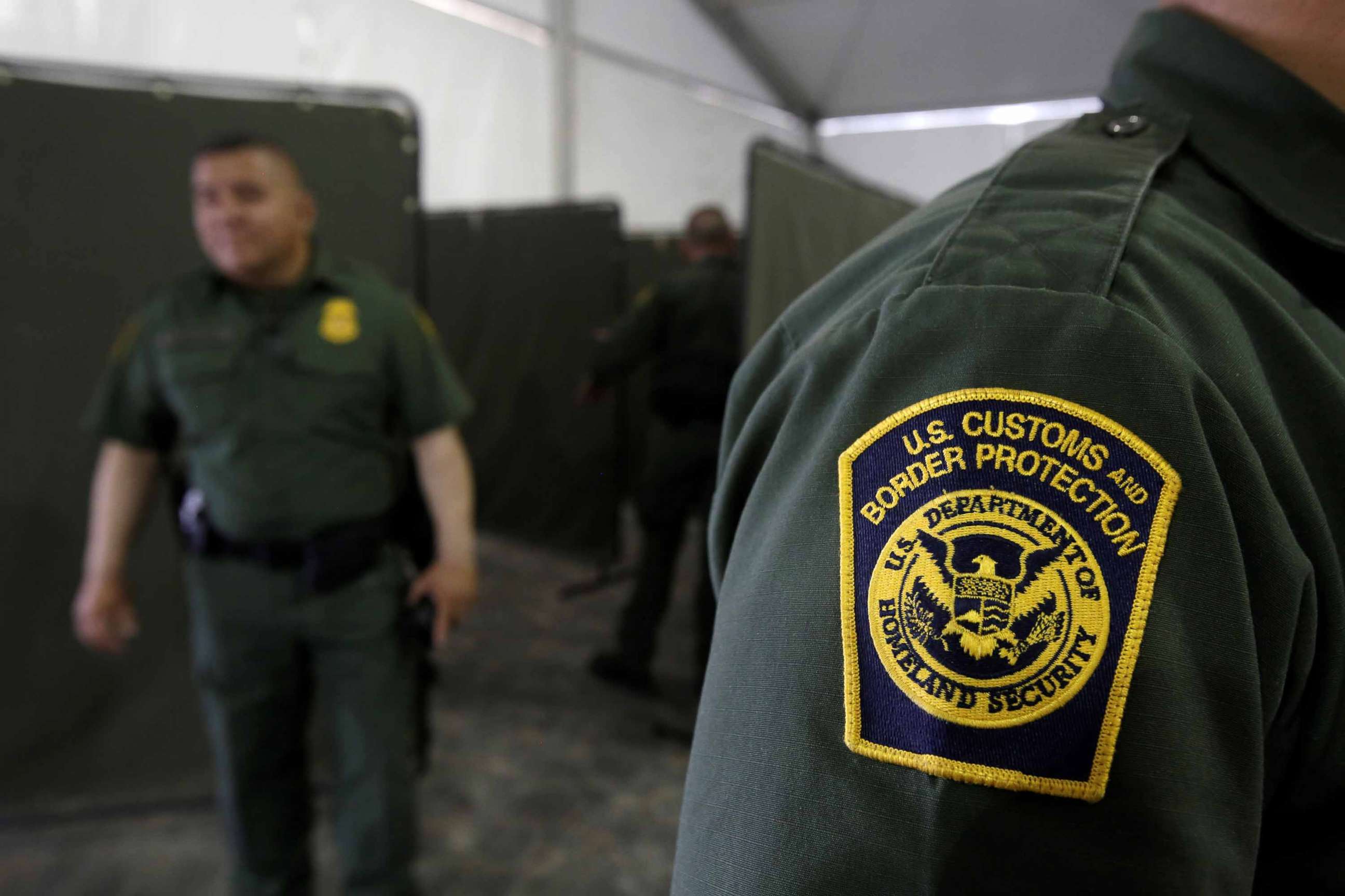 PHOTO: U.S. Border Patrol agents are seen during a tour of U.S. Customs and Border Protection (CBP) temporary holding facilities in El Paso, Texas, U.S., May 2, 2019.