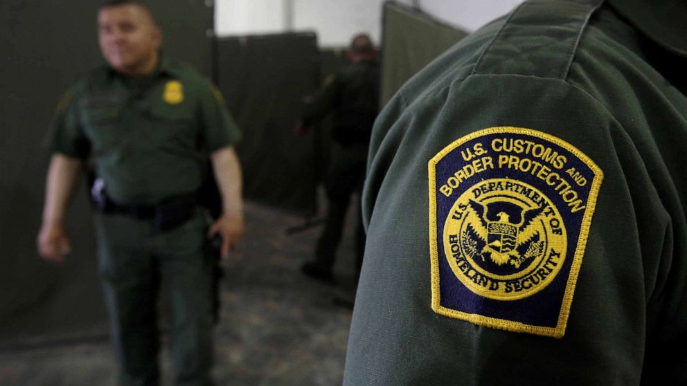 PHOTO: U.S. Border Patrol agents are seen during a tour of U.S. Customs and Border Protection (CBP) temporary holding facilities in El Paso, Texas, U.S., May 2, 2019.