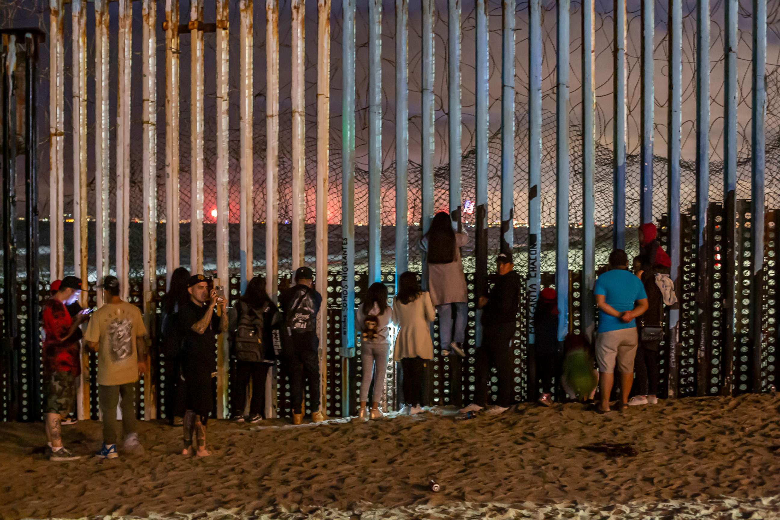 On the southern border with the Border Patrol