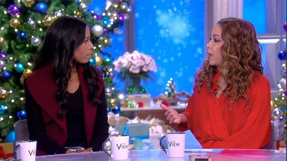PHOTO: Mia Love appears on ABC's "The View" the host Sunny Hostin, right, Dec. 7, 2018.
