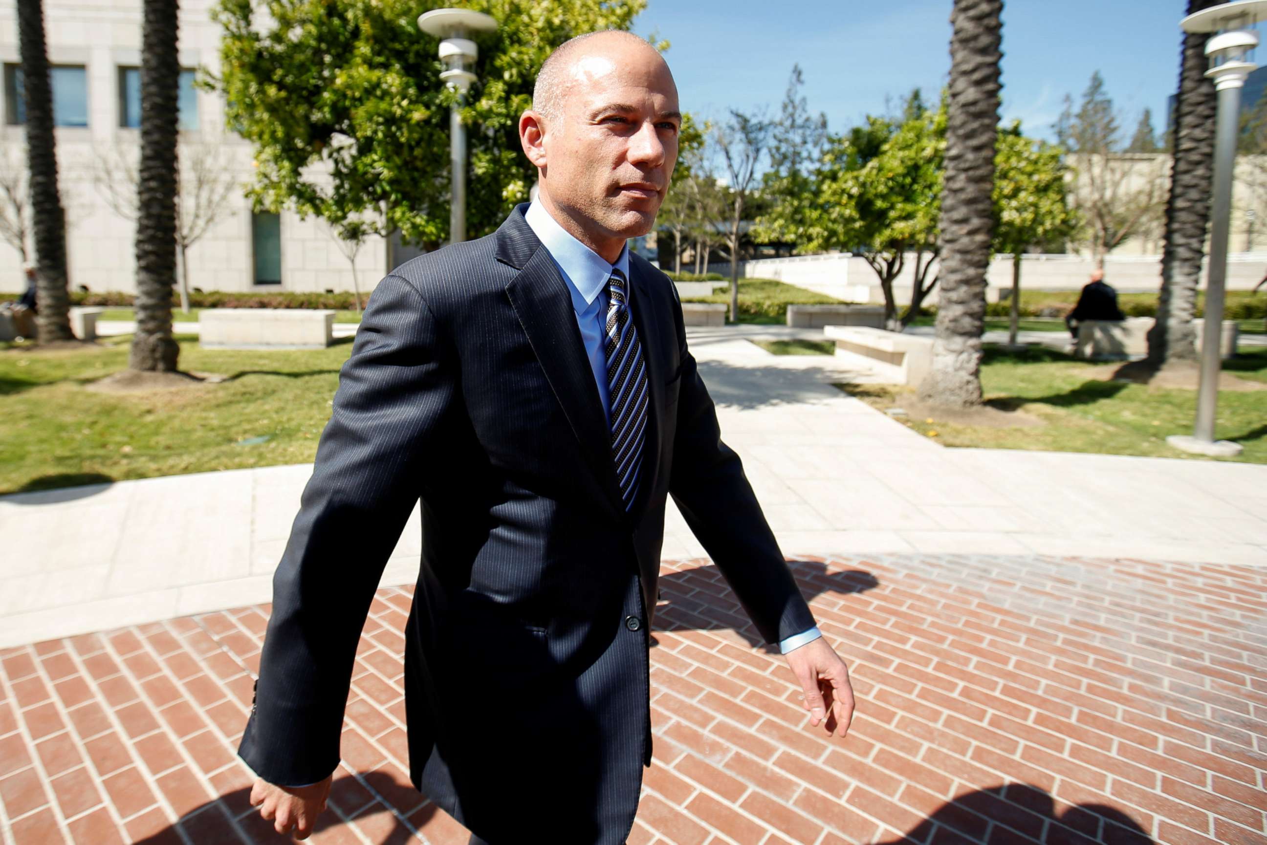 PHOTO: In this April 1, 2019 file photo Attorney Michael Avenatti leaves court after making an initial appearance on charges of bank and wire fraud at federal court in Santa Ana, Calif.