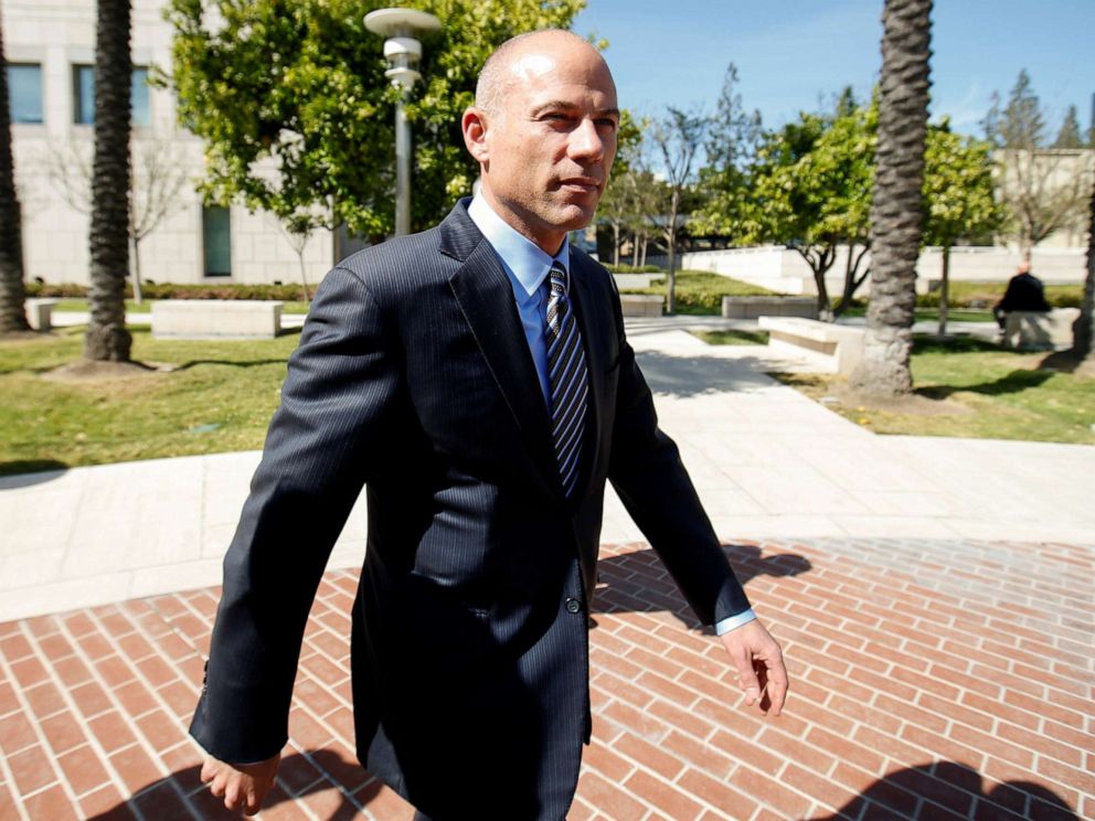 PHOTO: In this April 1, 2019 file photo Attorney Michael Avenatti leaves court after making an initial appearance on charges of bank and wire fraud at federal court in Santa Ana, Calif.