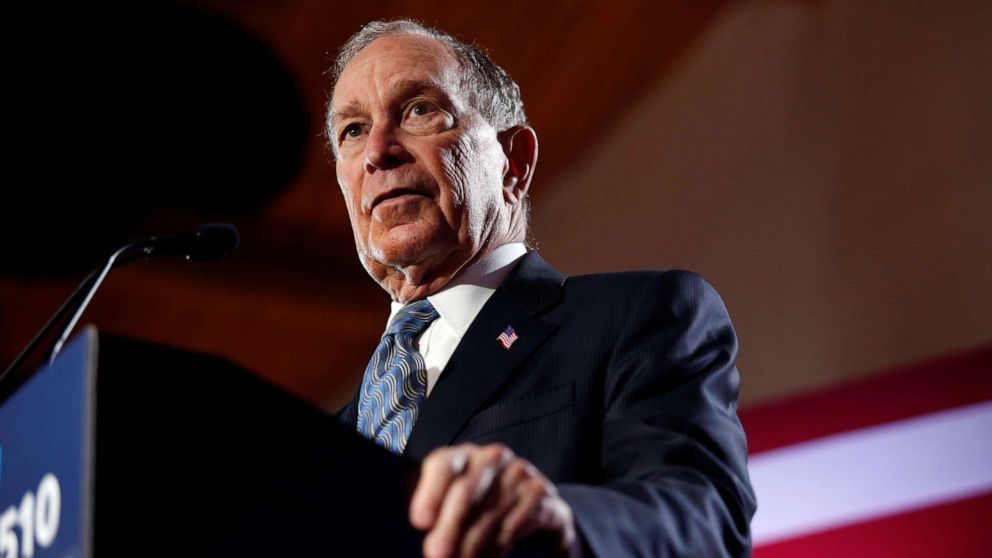 PHOTO: Democratic presidential candidate Michael Bloomberg speaks during a campaign event at the Bessie Smith Cultural Center in Chattanooga, Tenn., Feb. 12, 2020.