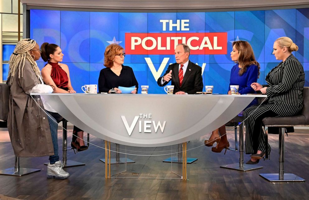 PHOTO: Michael Bloomberg appear on "The View," Jan. 15, 2020.