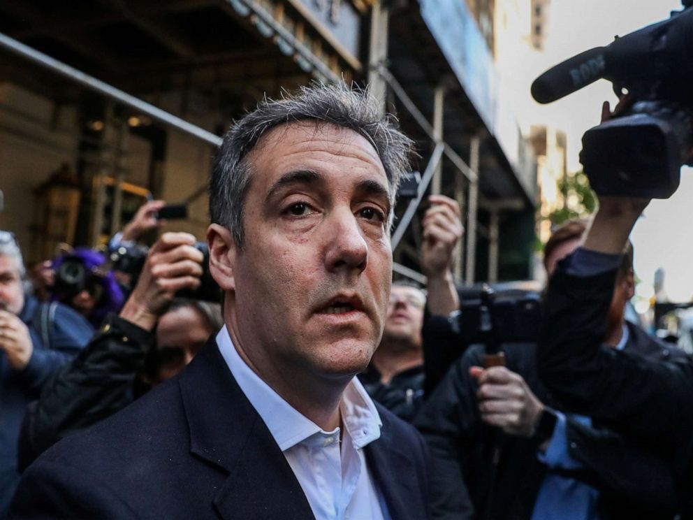 PHOTO: Michael Cohen leaves his apartment in New York to report to federal prison, May 6, 2019.