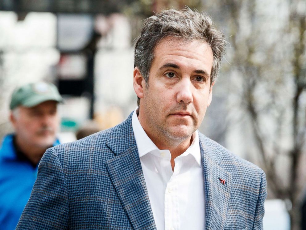 PHOTO: Attorney Michael Cohen walks from his hotel to his apartment in New York, April 12, 2018.