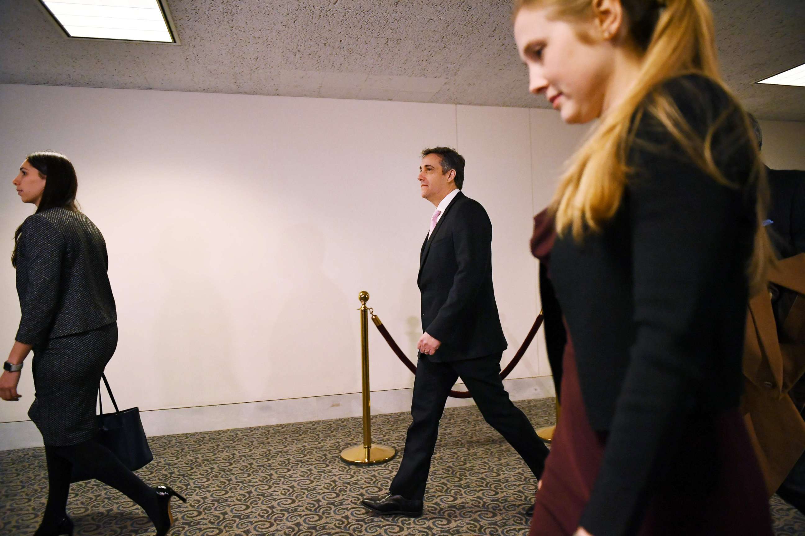 PHOTO: Michael Cohen, President Donald Trump's former personal attorney, arrives at the Hart Senate Office Building in Washington, Feb. 26, 2019.