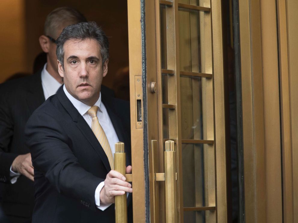 PHOTO: Michael Cohen leaves Federal court, Aug. 21, 2018, in New York City.