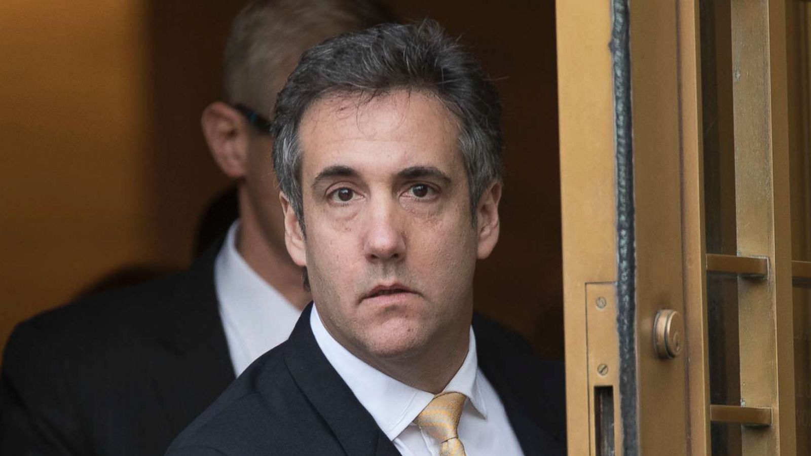 PHOTO: Michael Cohen leaves Federal court, Aug. 21, 2018, in New York.