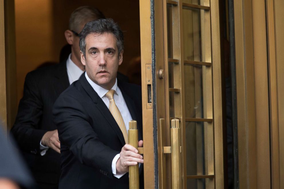 PHOTO: Michael Cohen leaves Federal court, in New York, Aug. 21, 2018.