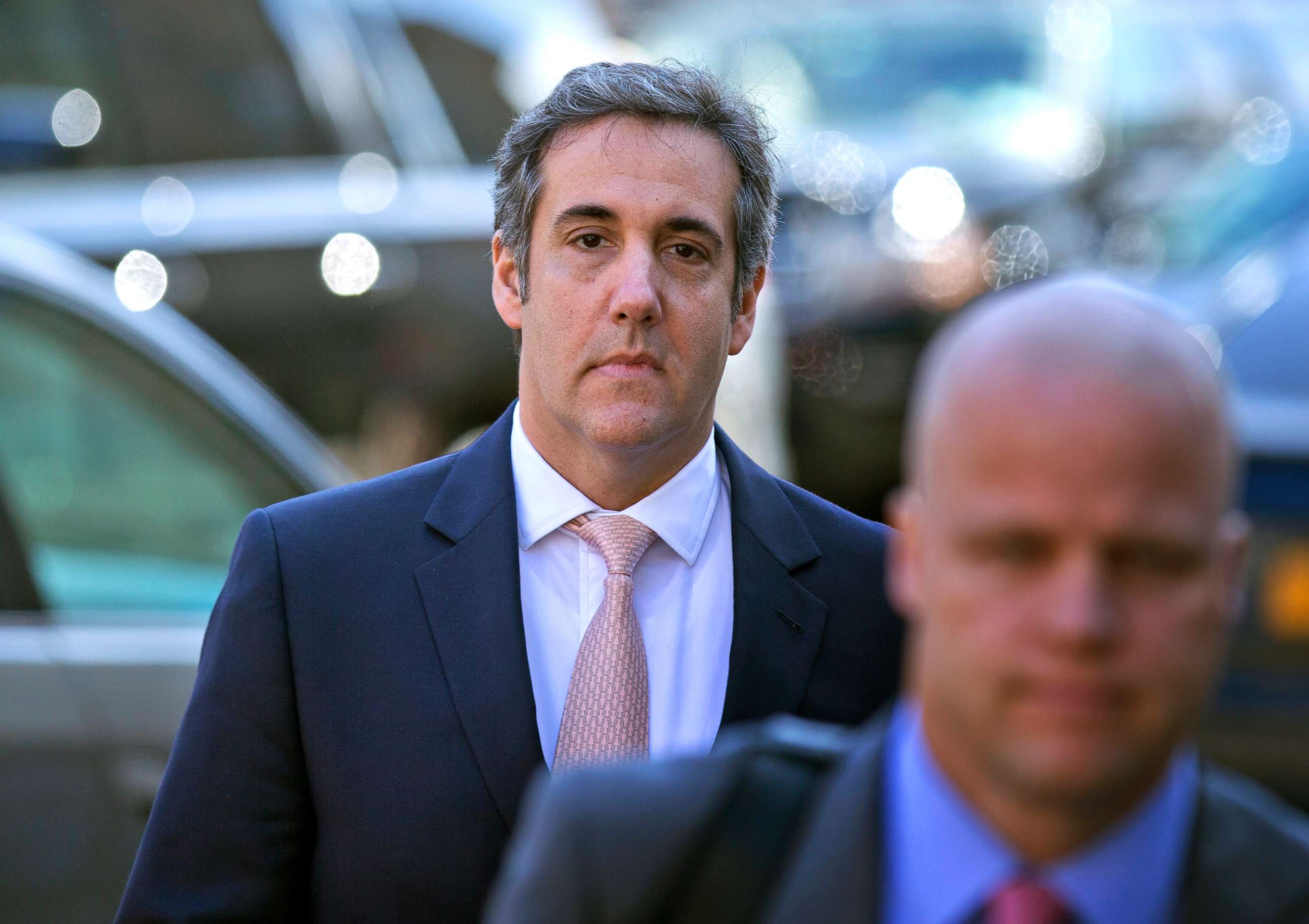 PHOTO: Michael Cohen arrives at federal court in New York, April 26, 2018.