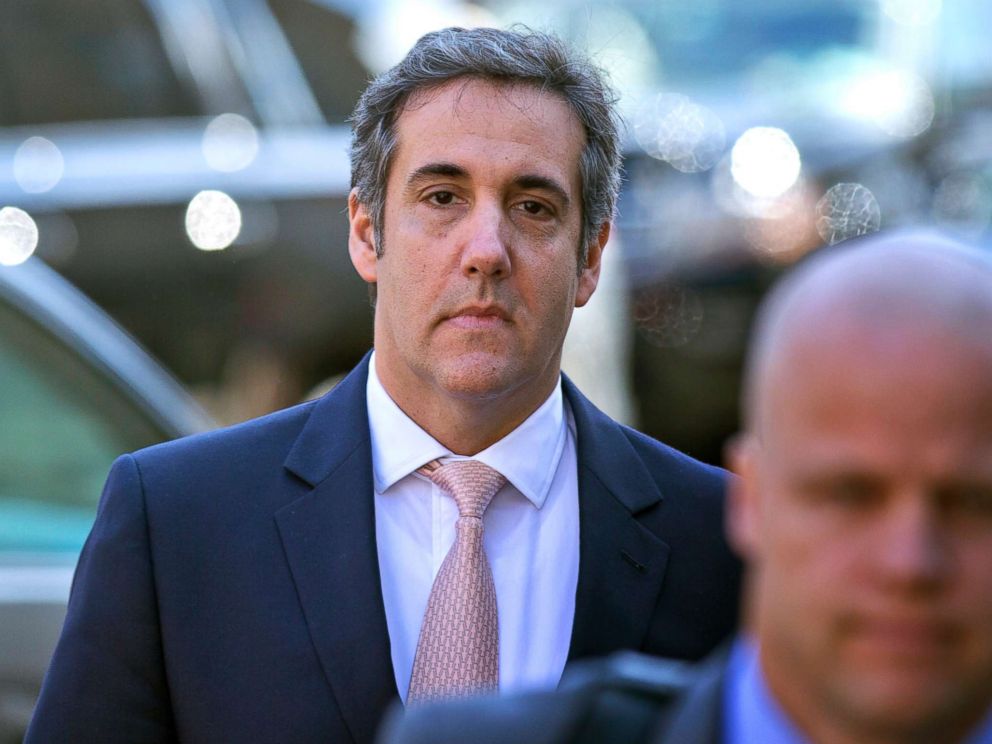 PHOTO: Michael Cohen arrives at federal court in New York, April 26, 2018.