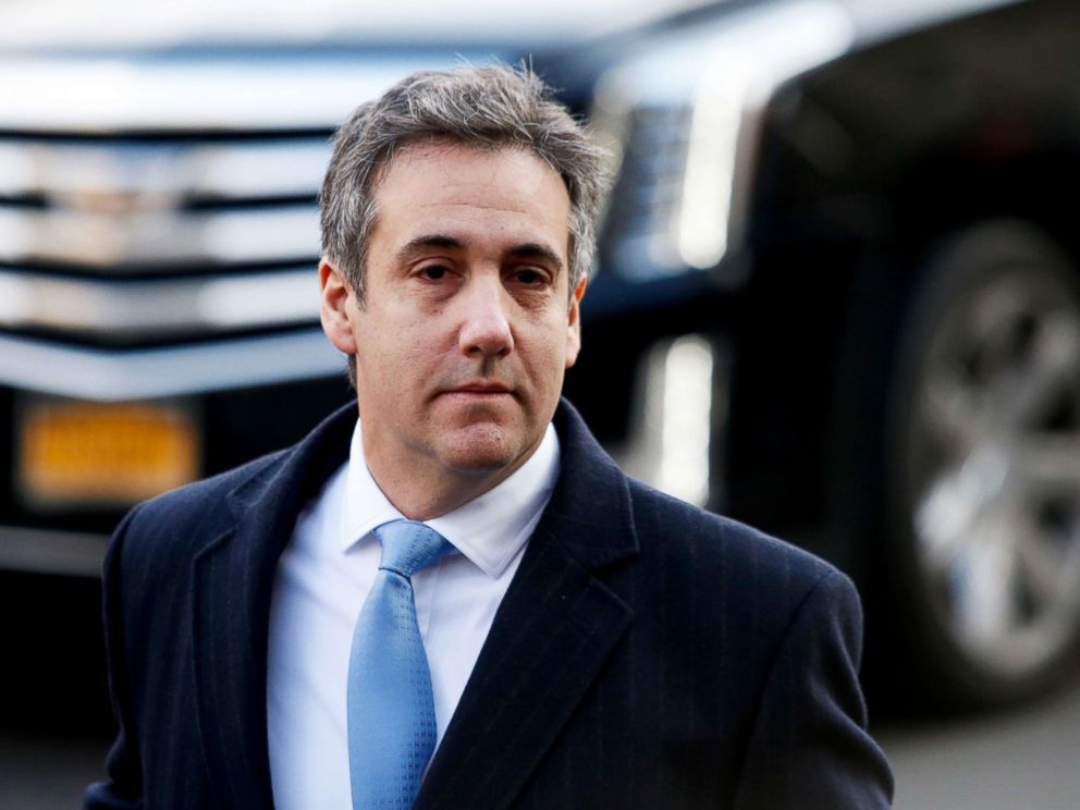 PHOTO: Michael Cohen, President Donald Trumps former personal attorney arrives at federal court for his sentencing hearing in New York City, Dec. 12, 2018.