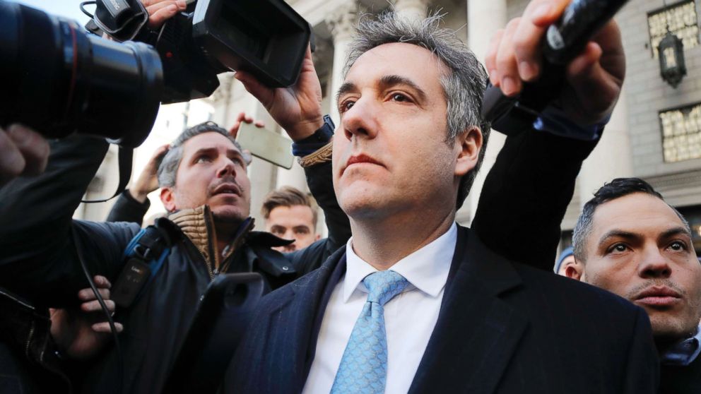 PHOTO: Michael Cohen walks out of federal court, Nov. 29, 2018, in N.Y.